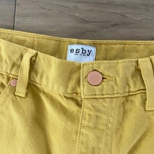 Esby Hayley mustard jeans